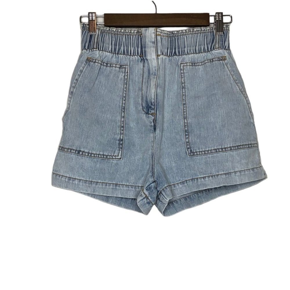 Urban Outfitters BDG Paperbag Denim Shorts Size Small with Elastic Waist‎